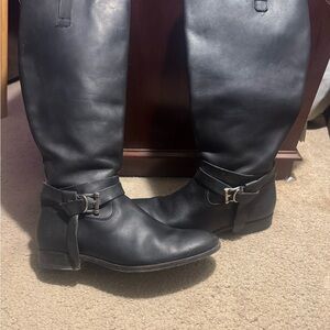 Frye Black Over the Knee Boots